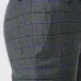 Клетчатые брюки кроя слим