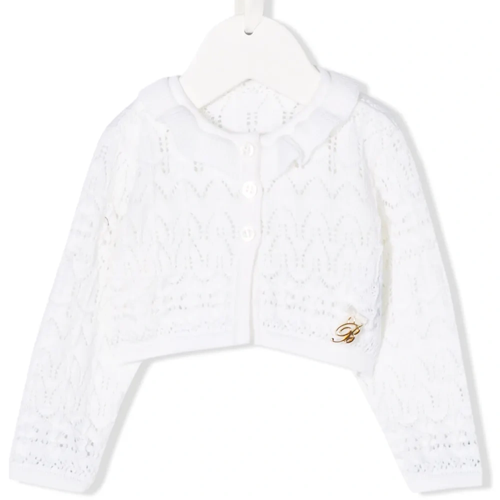 Кардиган с вышитым логотипом