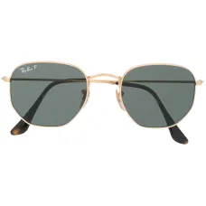 Солнцезащитные очки с поляризацией в шестиугольной оправе Солнцезащитные очки с поляризацией в шестиугольной оправе