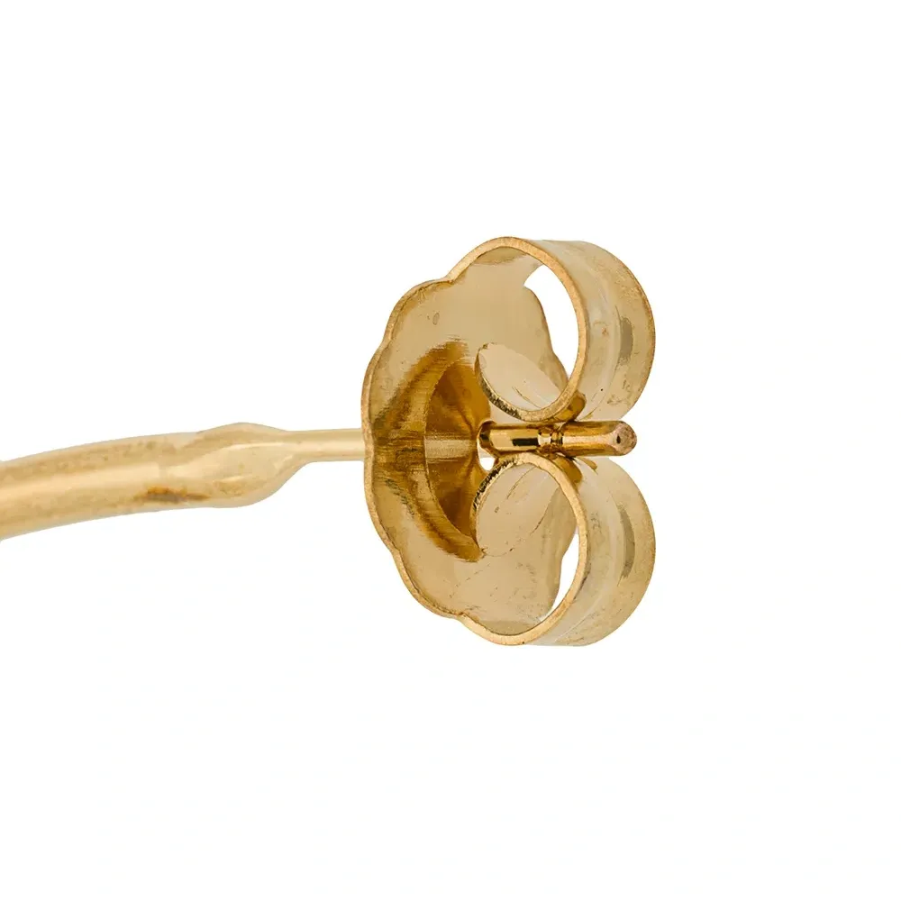 Массивная серьга-кольцо