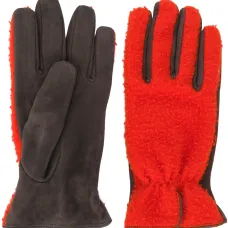 Перчатки со вставками