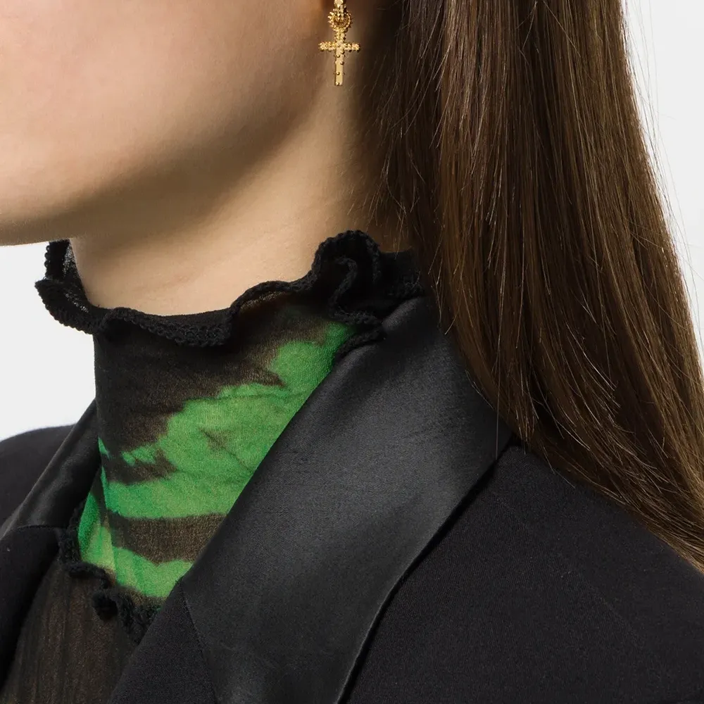 Серьги-кольца Cross