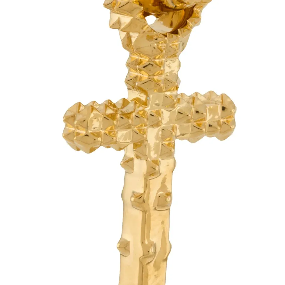 Серьги-кольца Cross