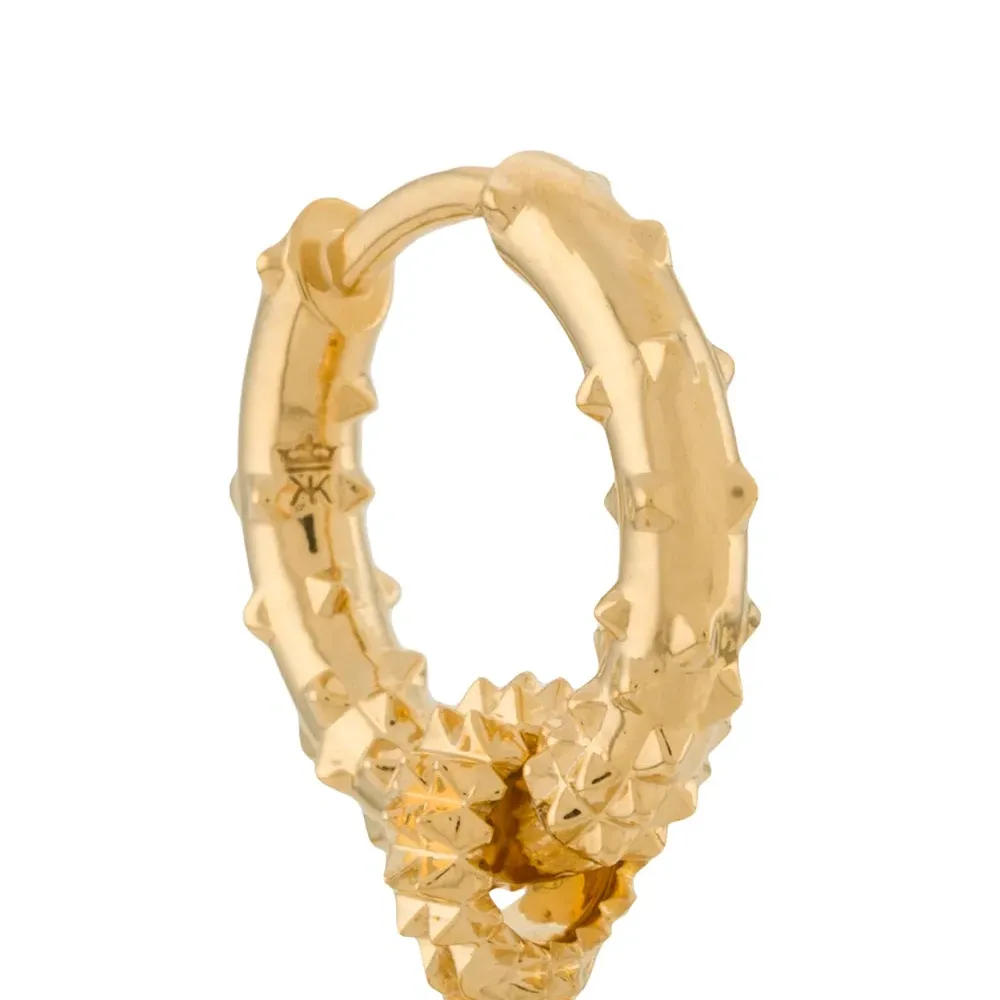 Серьги-кольца Cross