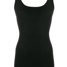 Топ в рубчик без рукавов Топ в рубчик без рукавов