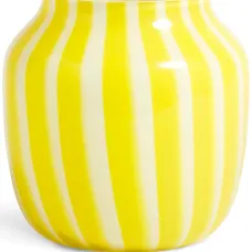 Широкая ваза в полоску