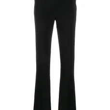 Брюки прямого кроя с завышенной талией