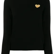 Шерстяной свитер с V-образным вырезом