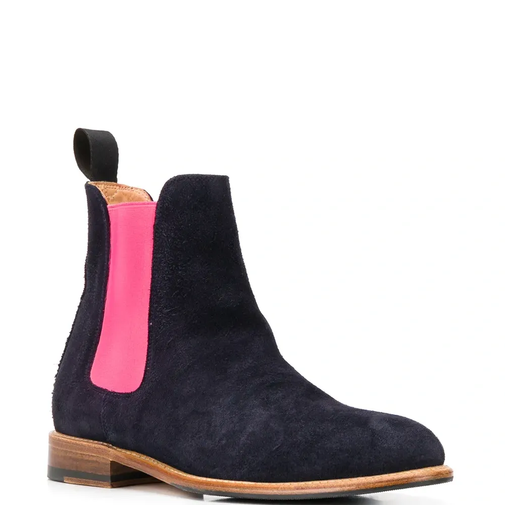 Ботинки челси в стиле колор-блок