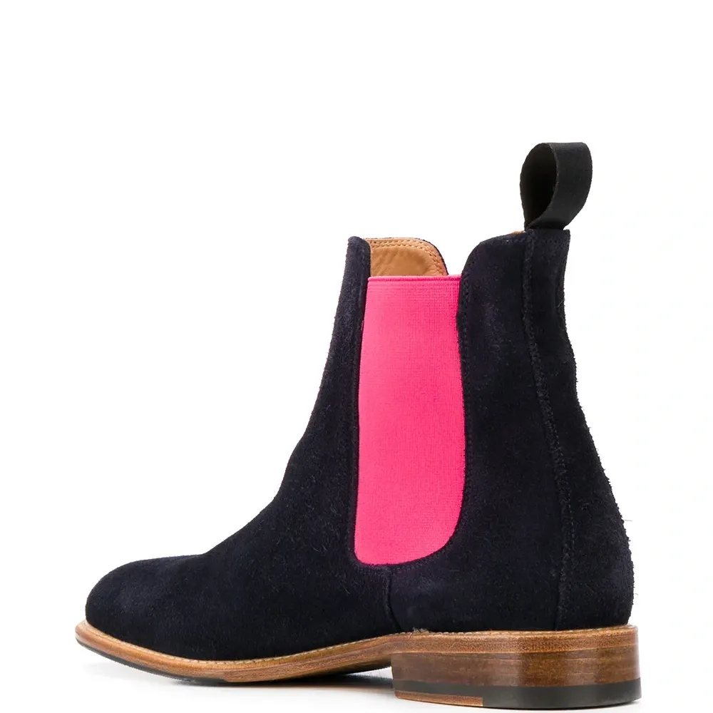 Ботинки челси в стиле колор-блок