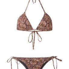 Бикини Borakay с завязками и принтом тай-дай