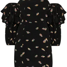 Платье мини Bethany с открытыми плечами