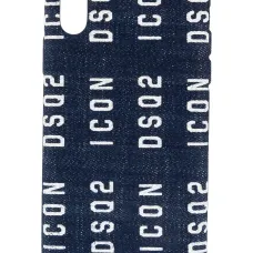 джинсовый чехол для iPhone X с логотипом джинсовый чехол для iPhone X с логотипом