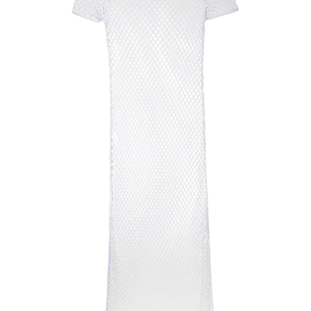 Пляжное платье миди с разрезами