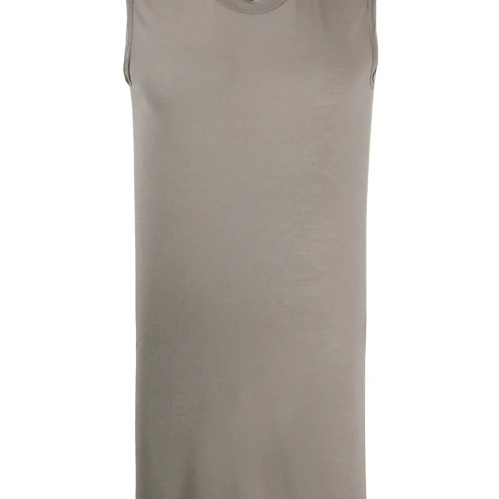 Топ без рукавов с круглым вырезом и логотипом