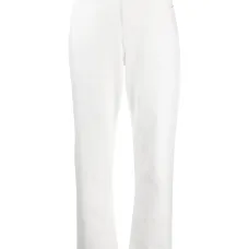 Брюки с поясом и завышенной талией