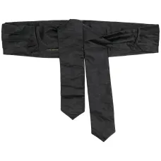 атласный пояс с завязками