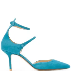 Туфли с заостренным носком и ремешками