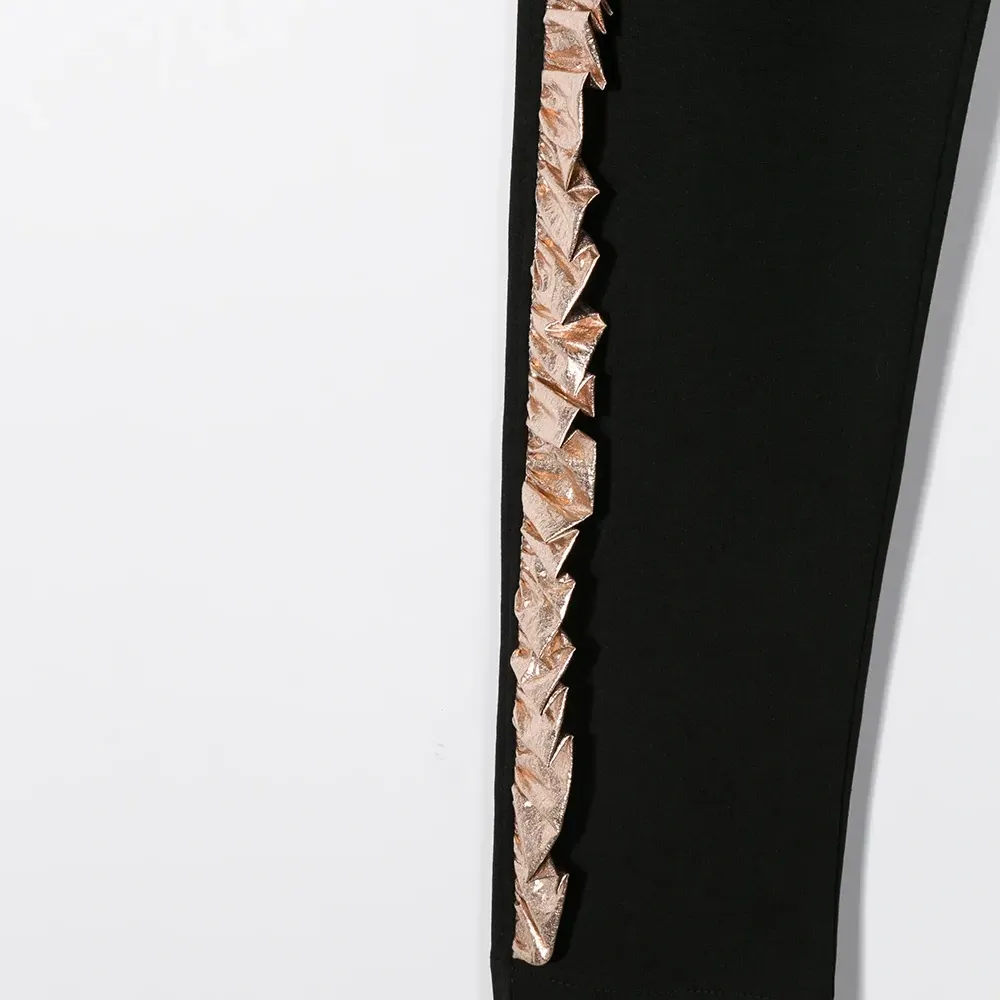 брюки с оборками