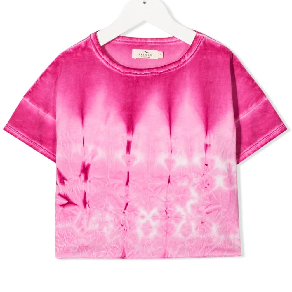 футболка с принтом тай-дай