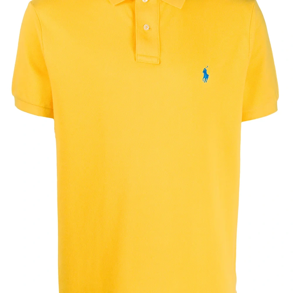 Рубашка поло с вышитым логотипом