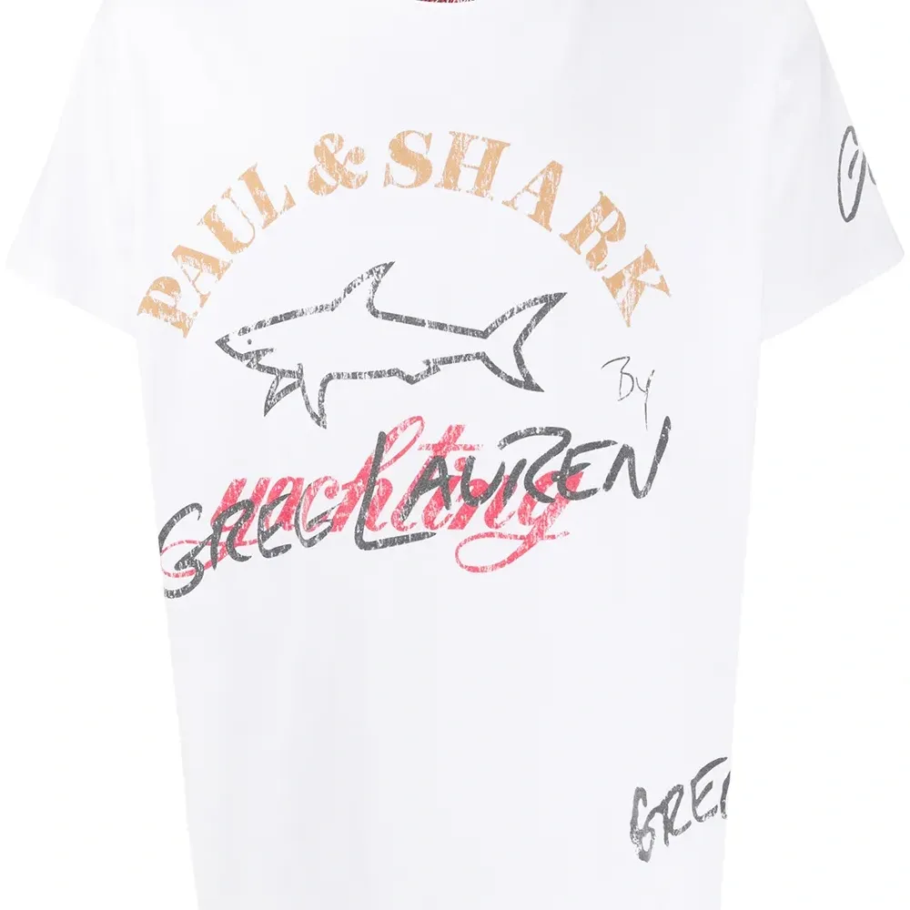 Футболка с круглым вырезом и логотипом