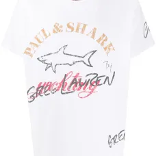 Футболка с круглым вырезом и логотипом Футболка с круглым вырезом и логотипом