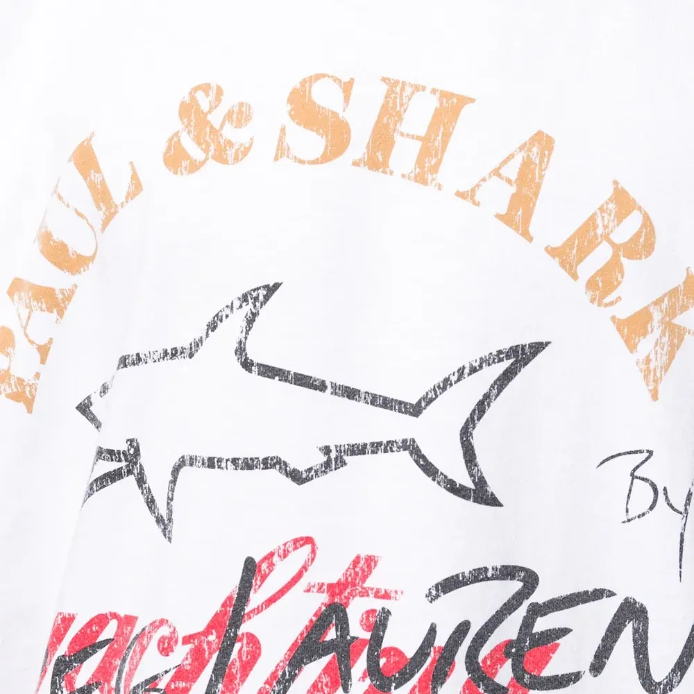 Футболка с круглым вырезом и логотипом