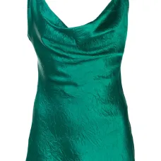 Топ Amira на бретелях с жатым эффектом