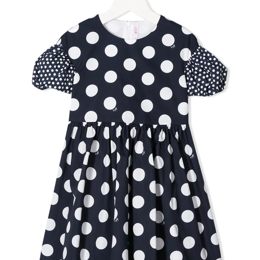 Платье миди в горох