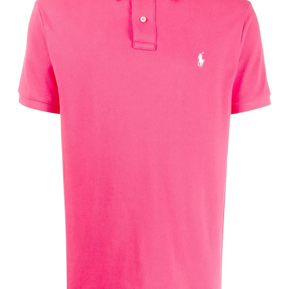 Рубашка-поло с вышитым логотипом