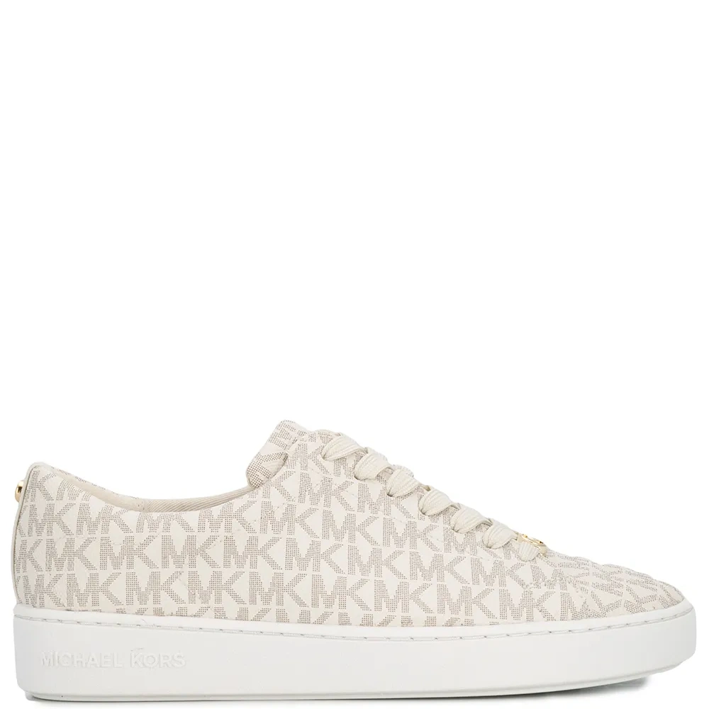 кроссовки на платформе с монограммой