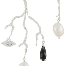 Серебряные серьги Reves de Reves в форме веток