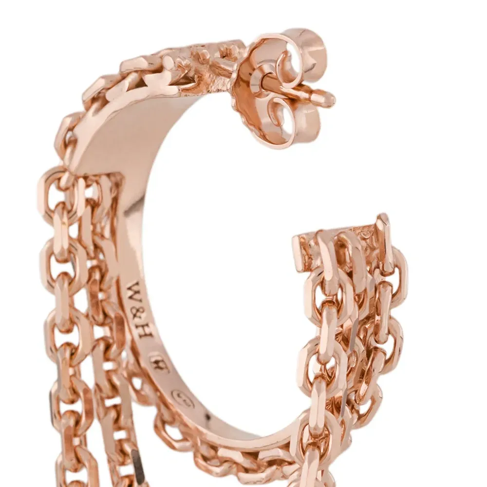 Позолоченные серьги-цепочки Reves de Reves