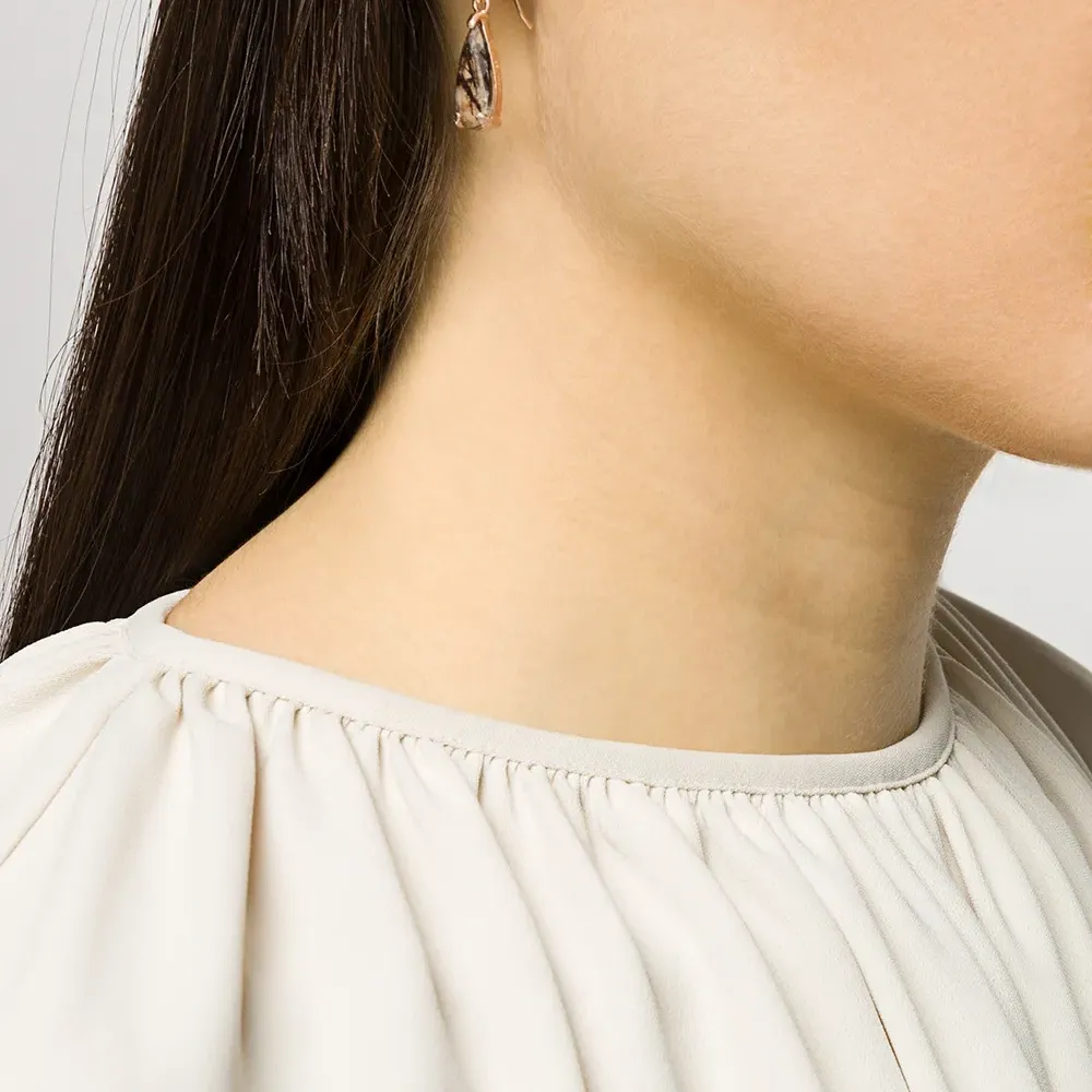 Серебряные серьги-подвески Reves de Reves