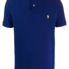 Рубашка-поло с вышитым логотипом