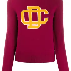 вязаный свитер с логотипом вязаный свитер с логотипом