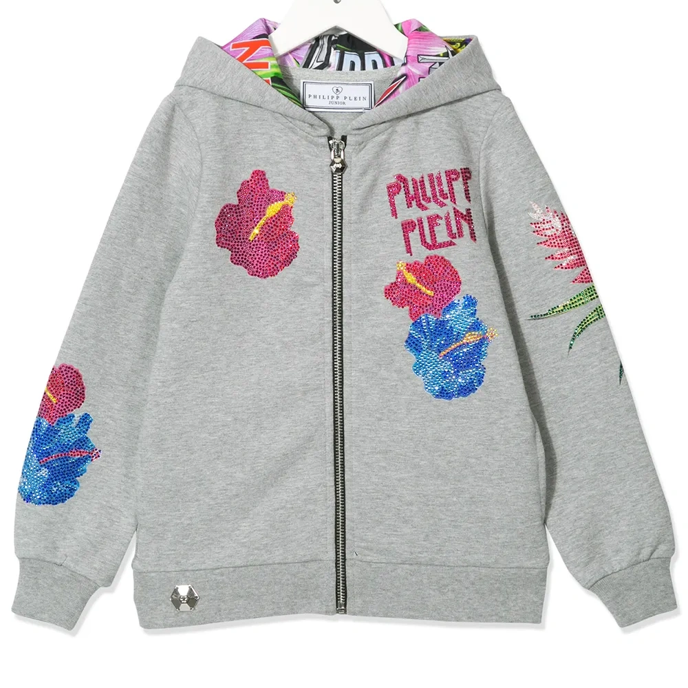 Худи с декорированным логотипом