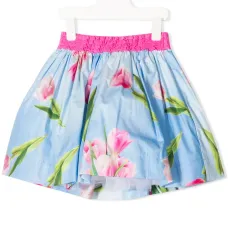 юбка мини с цветочным принтом юбка мини с цветочным принтом