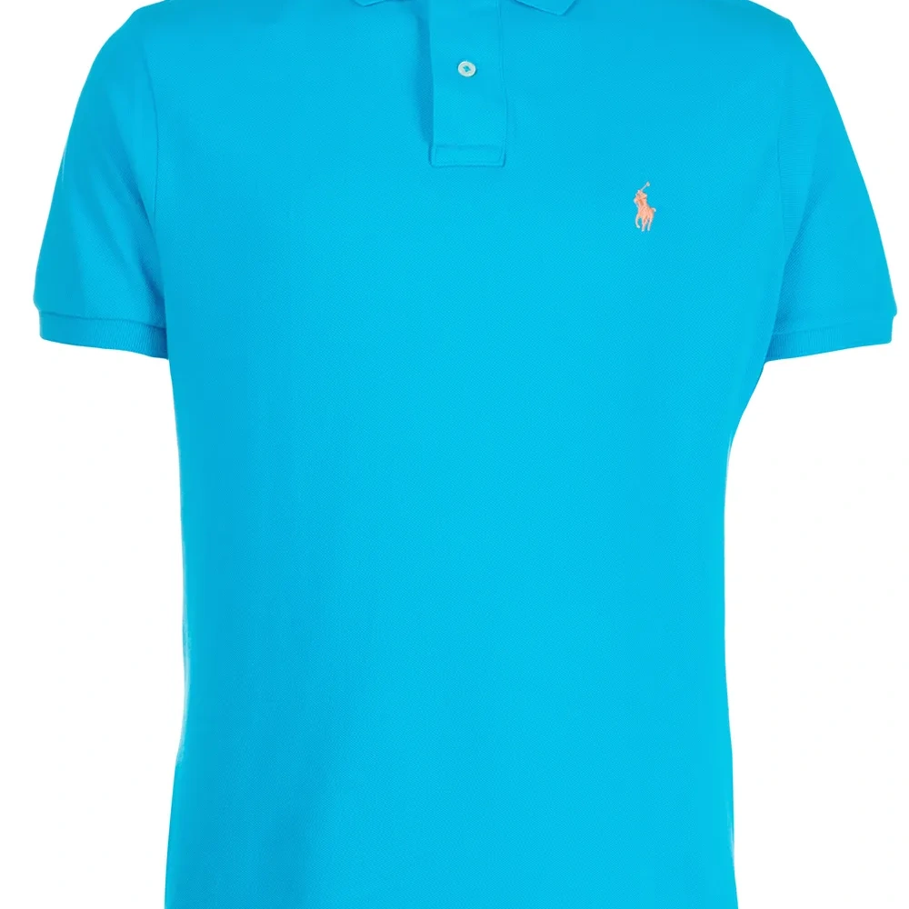 Рубашка поло с вышитым логотипом