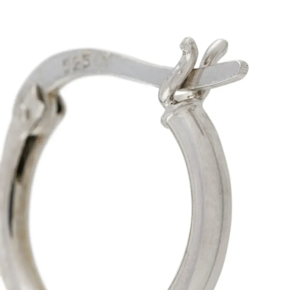 Серьга-кольцо с подвеской