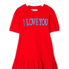 Платье из джерси I Love You