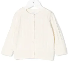 Кардиган фактурной вязки на пуговицах Кардиган фактурной вязки на пуговицах