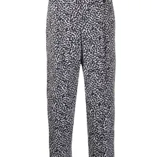 Прямые брюки с леопардовым принтом Прямые брюки с леопардовым принтом