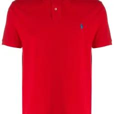 Рубашка-поло с вышитым логотипом