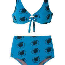 Бикини с завышенной талией и принтом Índio