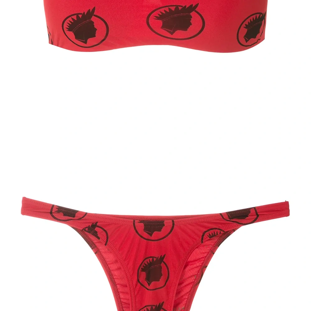 бикини с принтом Índio