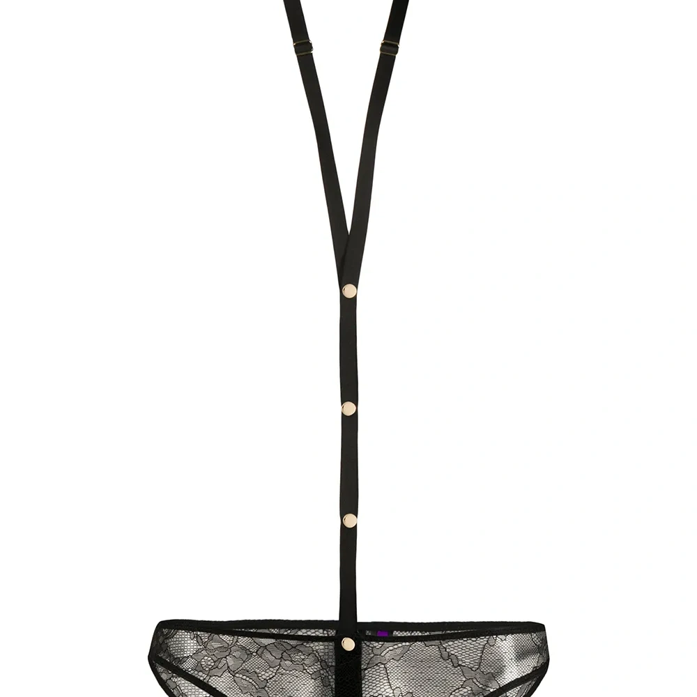 Кружевные трусы-брифы с портупеей Кружевные трусы-брифы с портупеей