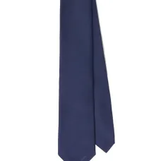 Атласный галстук с заостренным концом