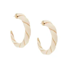 Серьги-кольца Diana